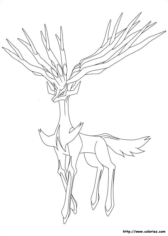 Coloriage Pokemon Xerneas Et Yveltal Fantastic Coloriage Pokemon X Et Y