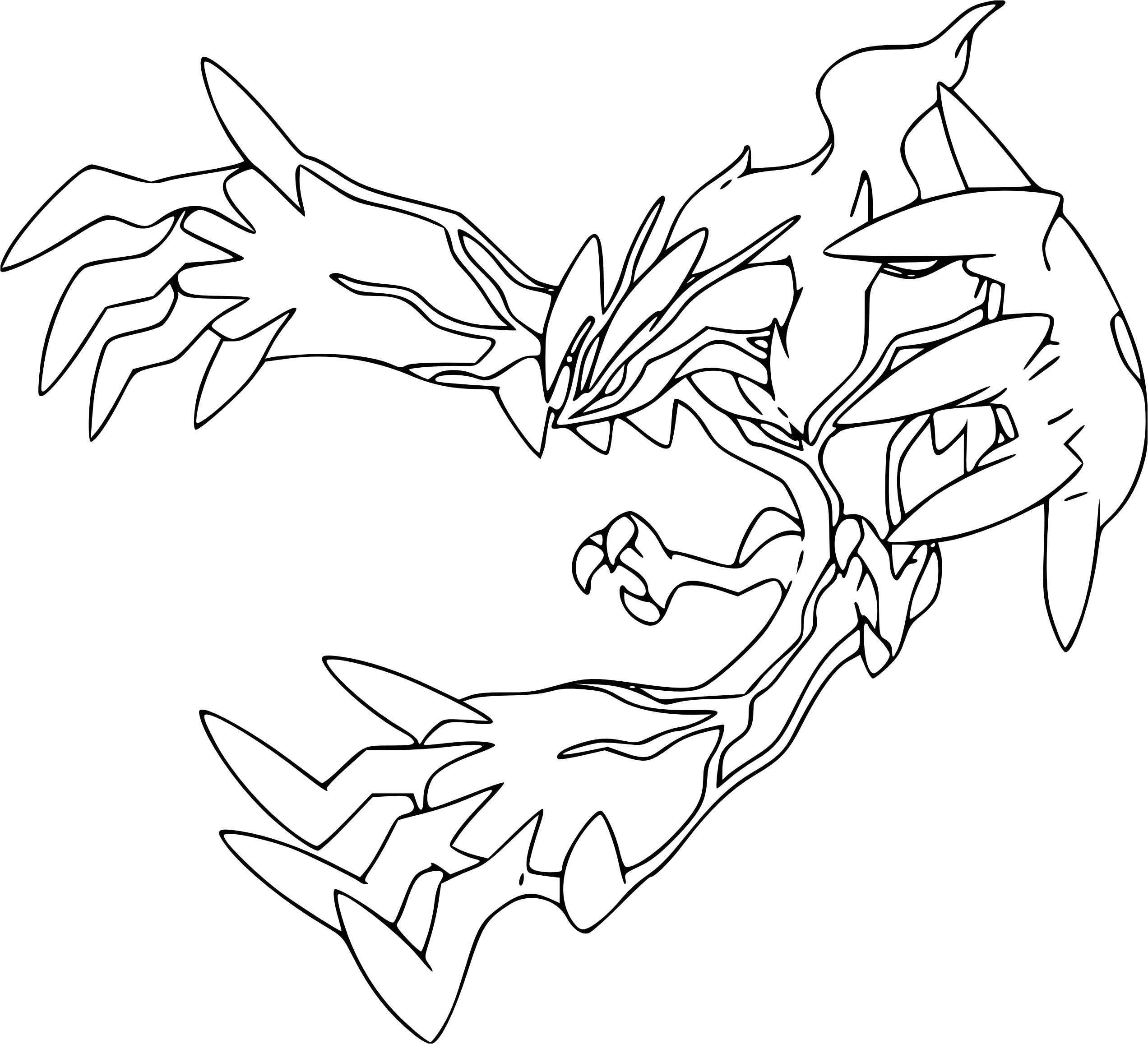 Coloriage Pokemon Xerneas Et Yveltal Meilleur De Coloriage Pokemon Yveltal A Imprimer