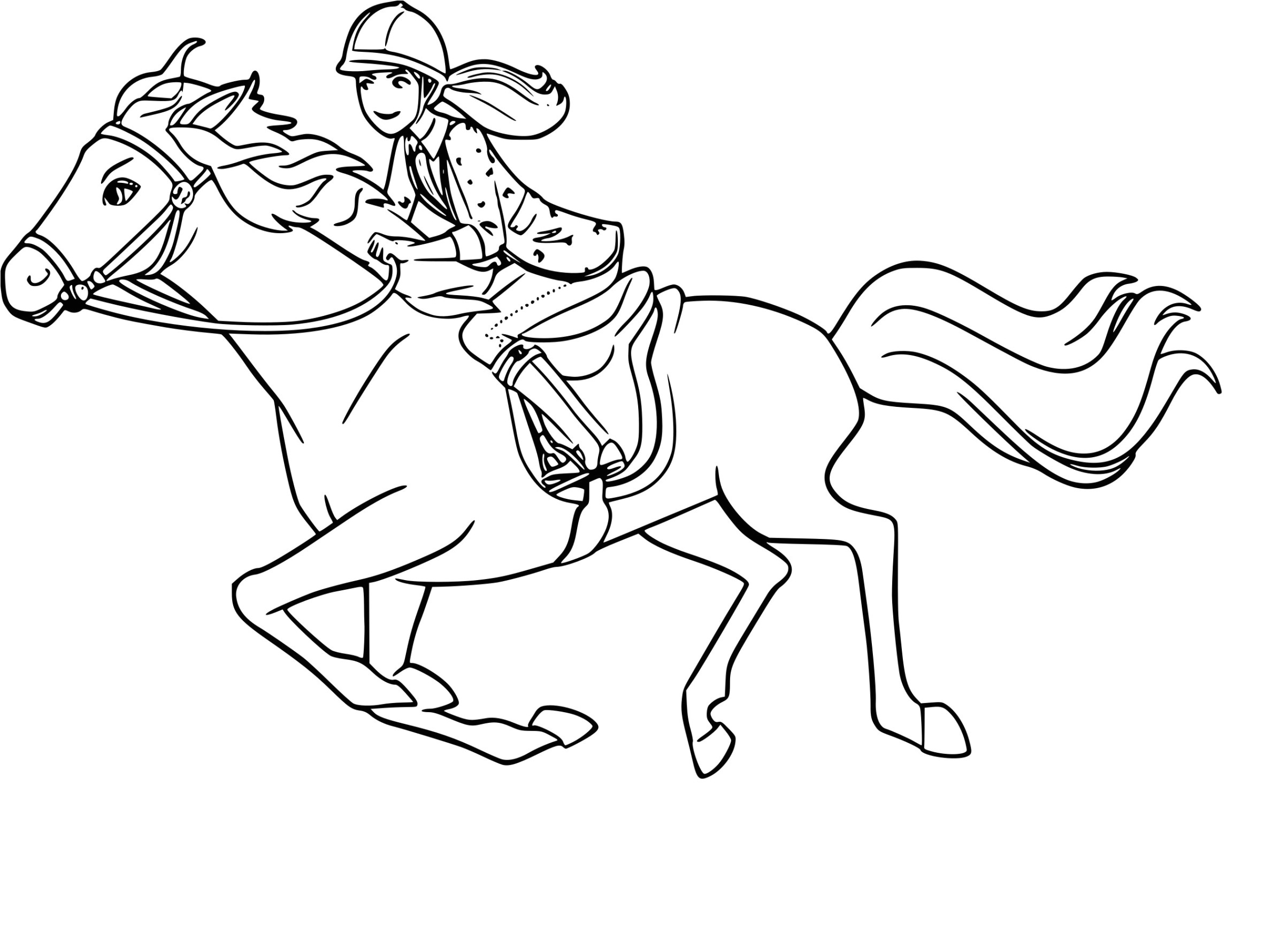 Coloriage Poney Et Cheval Coloriage Barbie Cheval Kbacha