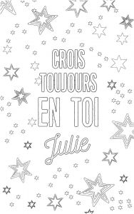 Coloriage Positif Avec Votre Prenom Moi formidable Le Livre à Colorier Personnalisé Avec