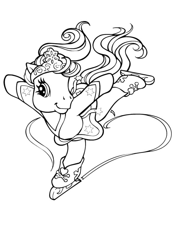 Coloriage Pouliche A Imprimer Coloriage Mon Petit Poney Gratuit A Imprimer