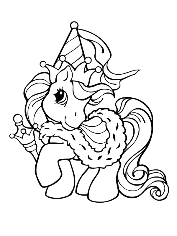 Coloriage Pouliche A Imprimer Kucyk Pony Kolorowanki Czas Dzieci