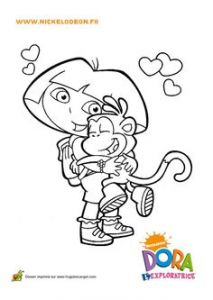 Coloriage Pour Enfant Dora 26 Meilleures Images Du Tableau Coloriages Dora L
