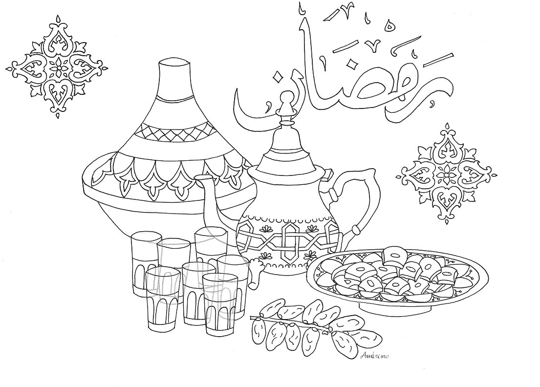 Coloriage Pour Enfant Pdf Spécial Ramadan