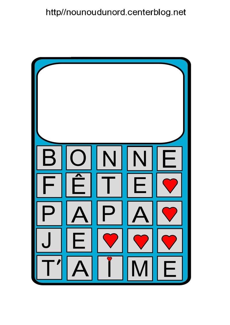 Coloriage Pour Fete Des Peres Télephone Portable Fªte Des P¨res Coloriage Carte Couleur