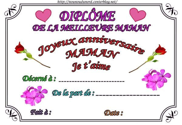 Coloriage Pour L Anniversaire De Maman Diplome Anniversaire Maman Papa Coloriage Pour L Anniversaire De Maman Diplome Anniversaire Maman Papa