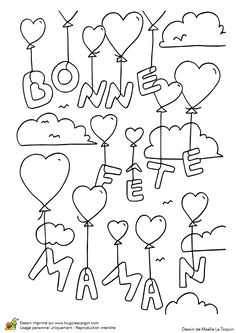 Coloriage Pour La Fete Des Maman A Imprimer 14 Meilleures Images Du Tableau Coloriage Fªte Des M¨res