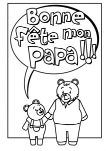 Coloriage Pour La Fete Des Peres A Imprimer 116 Dessins De Coloriage Fête Des Pères à Imprimer