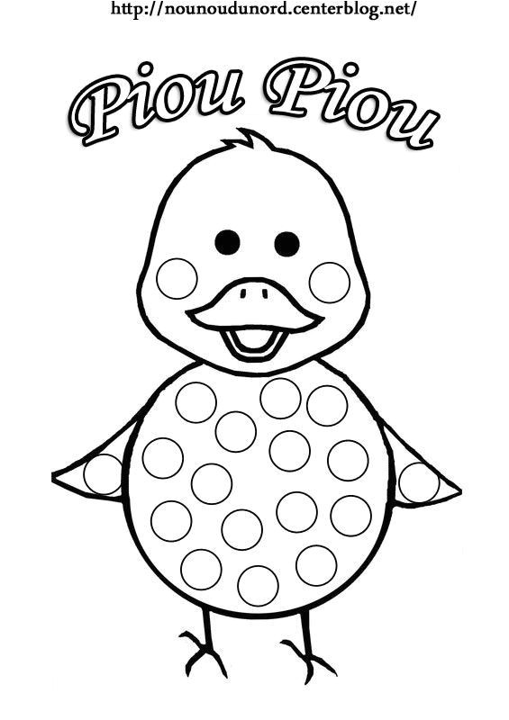 Coloriage Pour Maternelle à Imprimer Coloriage Paques Poussin