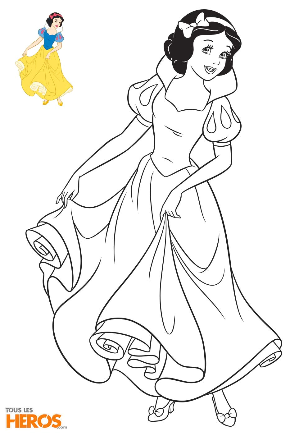 Coloriage Princesse A Colorier Modele Dessin Princesse Facile