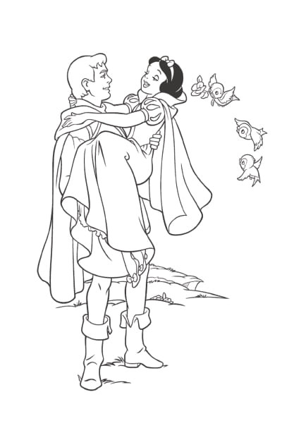 Coloriage Princesse Blanche Neige Coloriages Blanche Neige