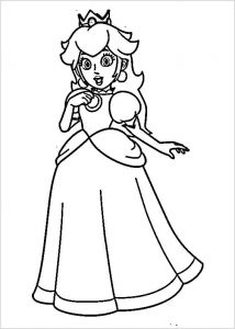 Coloriage Princesse Gratuit A Imprimer Dibujos Para Colorear Mario Bross 35