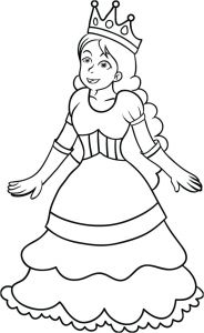 Coloriage Princesse Pour 3 Ans Coloriage La Princesse Turbulus Jeux Pour Enfants