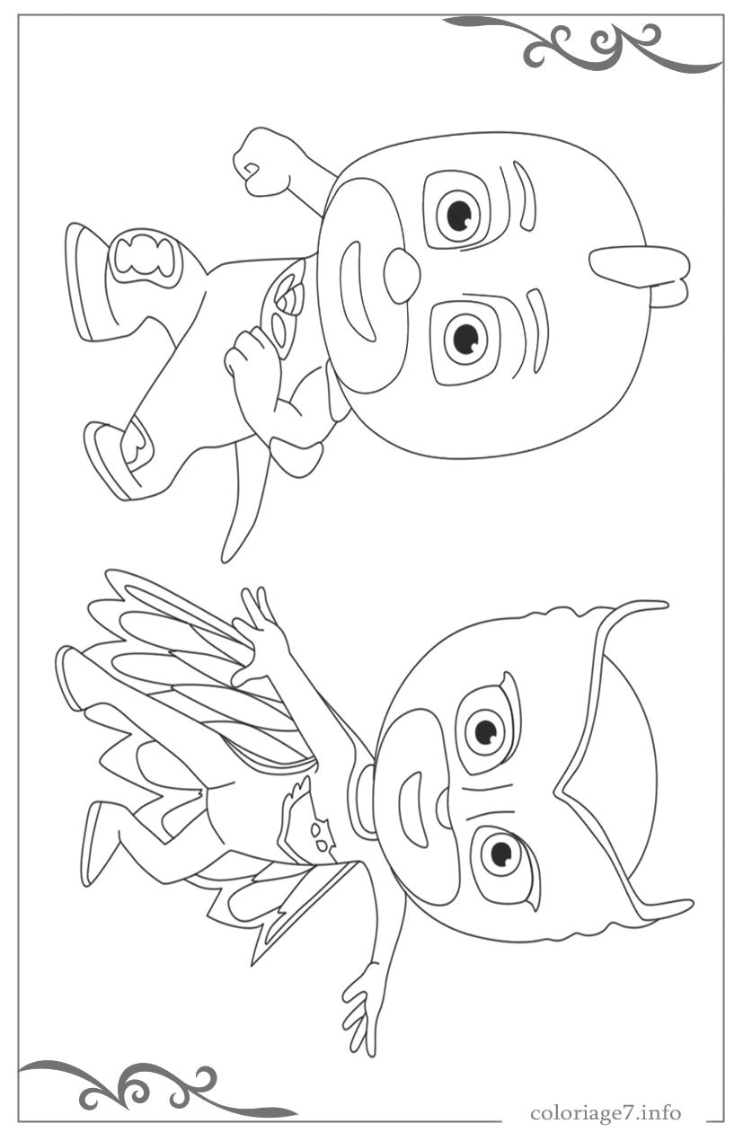 Coloriage Pyjamasques En Ligne Pyjamasques Coloriage En Ligne Gratuit Pour Garcon