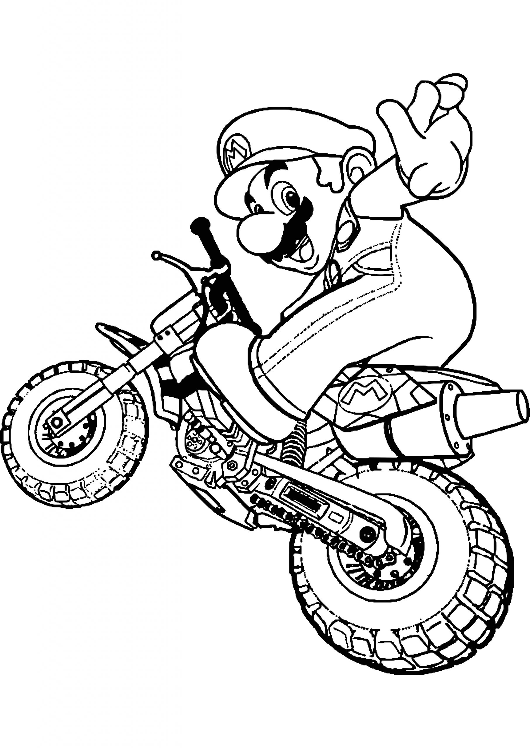 Coloriage Quad à Imprimer Meilleur Sélectionnéã Coloriage De Moto Cross   Imprimer