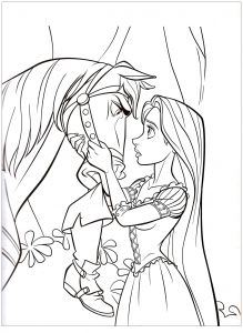 Coloriage Raiponce En Ligne 19 Dessins De Coloriage Raiponce En Ligne Gratuit à Imprimer