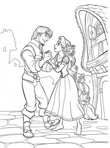 Coloriage Raiponce En Ligne Coloriage Raiponce à Imprimer