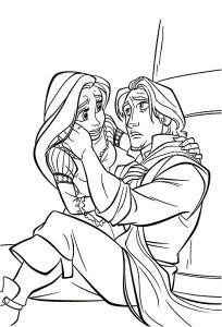 Coloriage Raiponce En Ligne Coloriage Raiponce à Imprimer