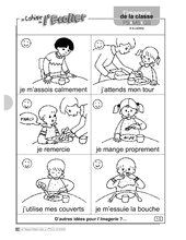 Coloriage Règles De Vie Maternelle L Imagerie La Cantine Rentrée Pinterest