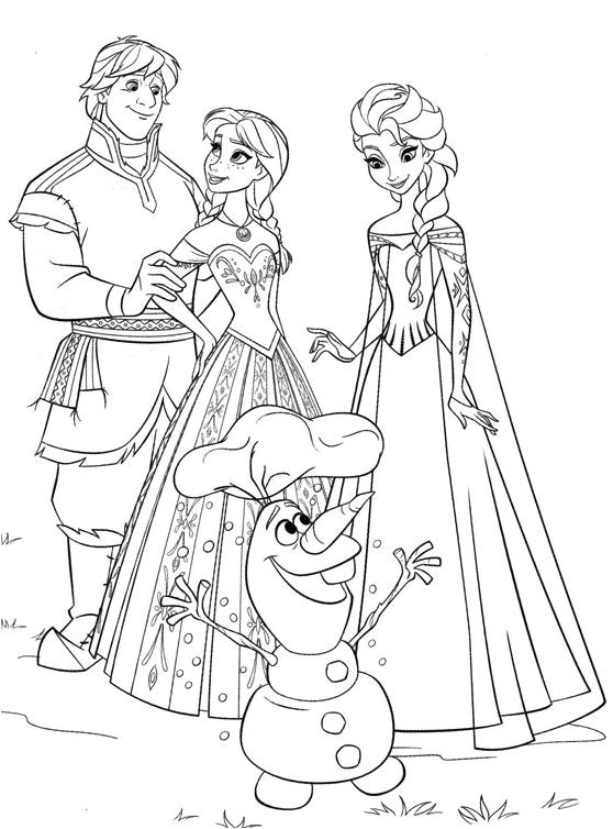 Coloriage Reine Des Neiges Anna Et Elsa Coloriage Reine Des Neiges Elsa Anna Kristoff Olaf