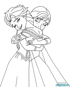Coloriage Reine Des Neiges Anna Et Elsa Reine Des Neiges Elsa Et Anna Coloriage La Reine Des