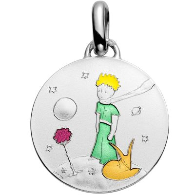 Coloriage Renard Petit Prince Médaille Le Petit Prince Sur Sa Plan¨te Colorisée Argent 950° Coloriage Renard Petit Prince Médaille Le Petit Prince Sur Sa Plan¨te Colorisée Argent 950°