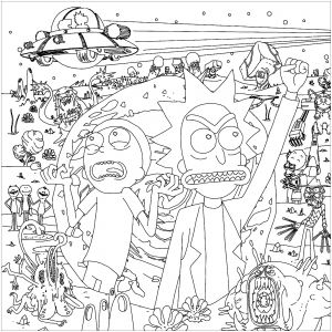 Coloriage Rick Et Morty Rick and Morty Coloring Pages Best Coloring Pages for Kids