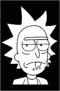 Coloriage Rick Et Morty Rick and Morty Vinyl Decal Nine Color Choices by