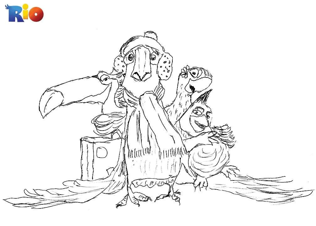 Coloriage Rio 2 à Imprimer Coloriage A Imprimer Rio La Bande Reunie Gratuit Et Colorier Coloriage Rio 2 à Imprimer Coloriage A Imprimer Rio La Bande Reunie Gratuit Et Colorier