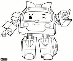 Coloriage Robocar Poli En Ligne Gratuit 171 Meilleures Images Du Tableau Le Robot