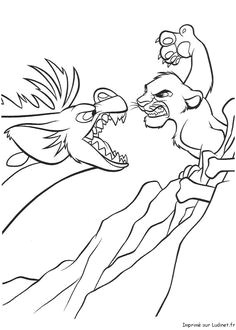 Coloriage Roi Lion à Imprimer 7 Meilleures Images Du Tableau Le Roi Lion
