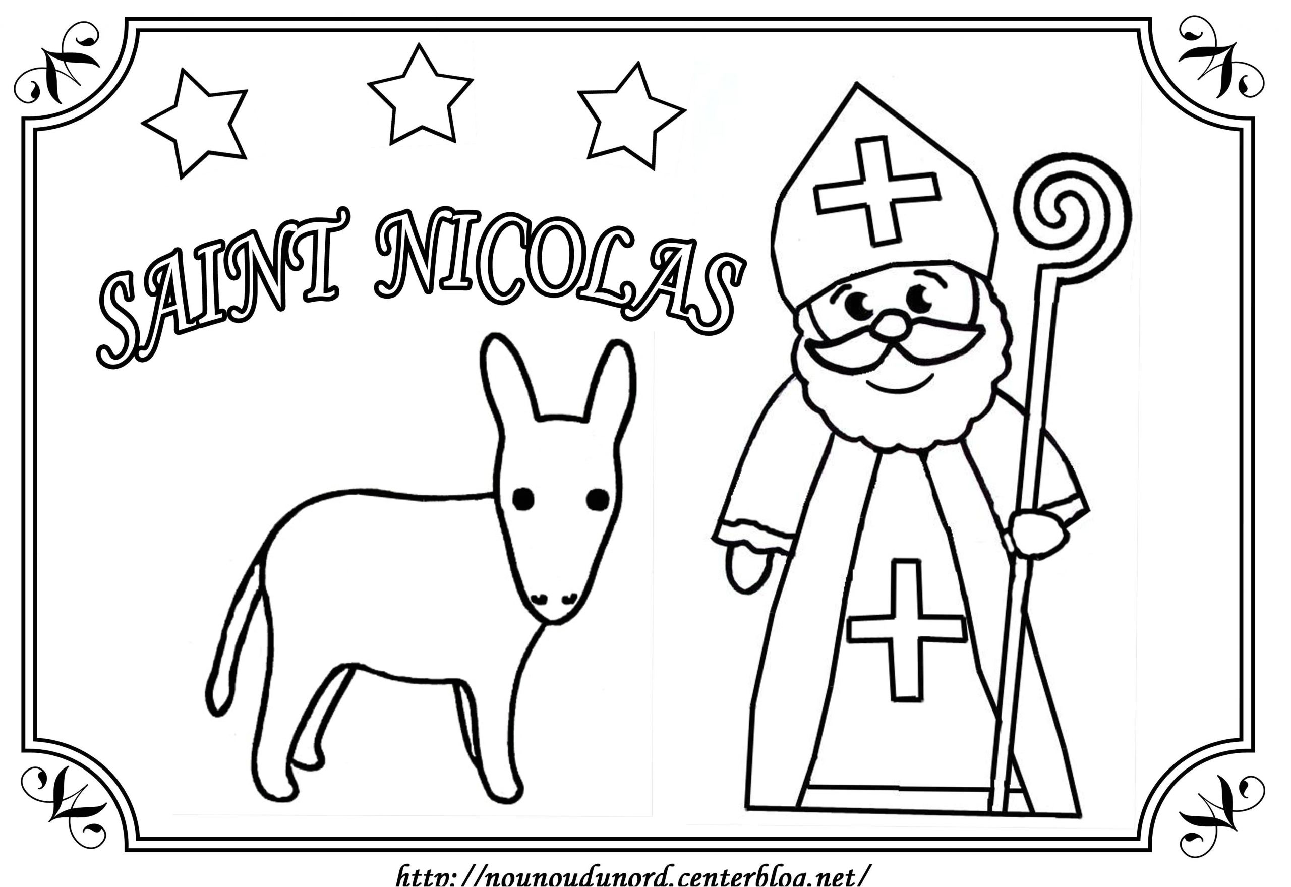 Coloriage Saint Nicolas à Imprimer Coloriage Saint Nicolas Coloriage Saint Nicolas à Imprimer Coloriage Saint Nicolas