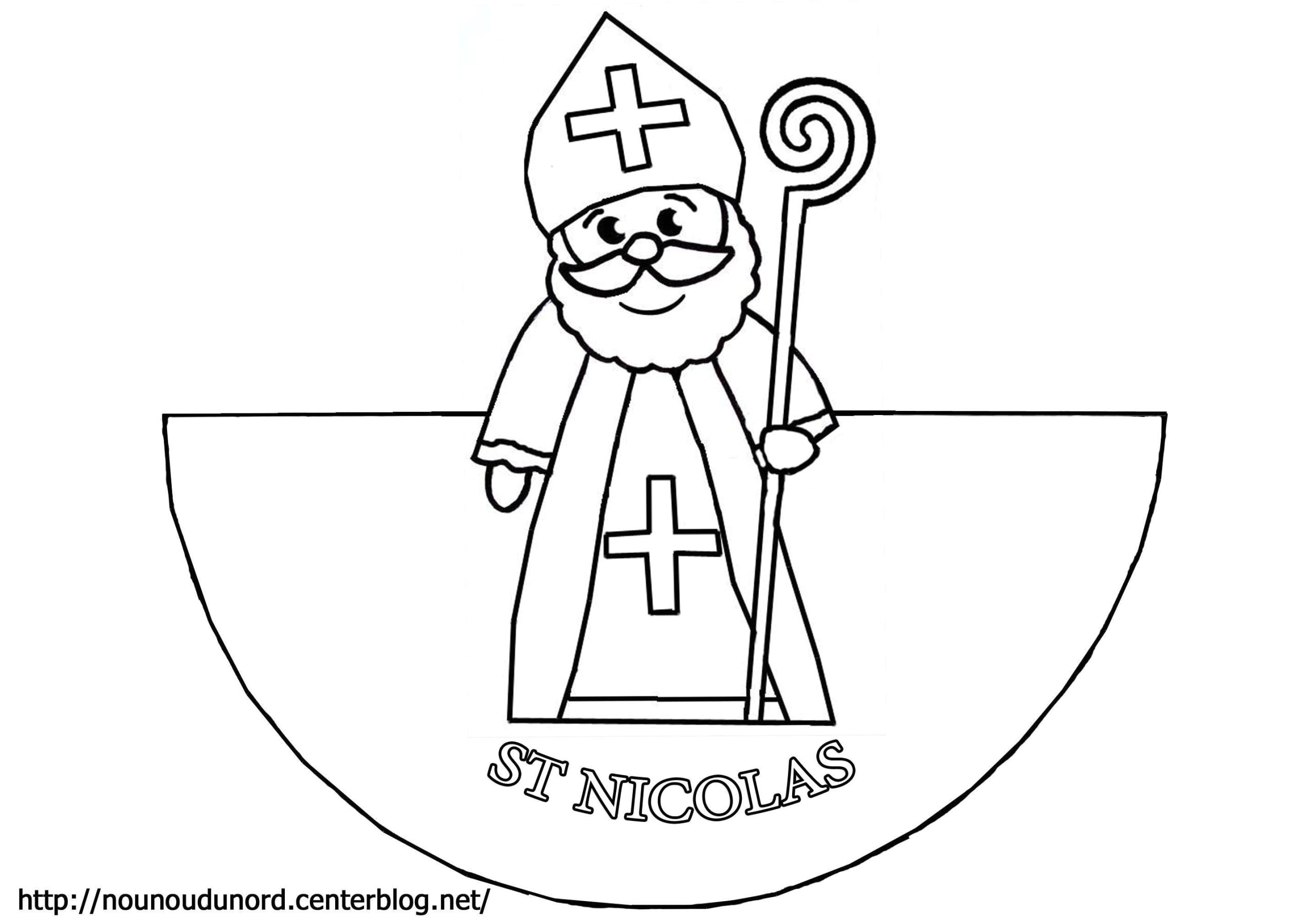 Coloriage Saint Nicolas En Ligne Inspirant Coloriage Saint Nicolas – Lookkids