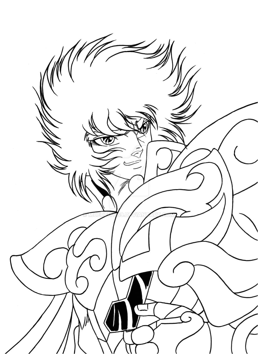 Coloriage Saint Seiya Omega Coloriage Chevalier Du Zodiaque Omega