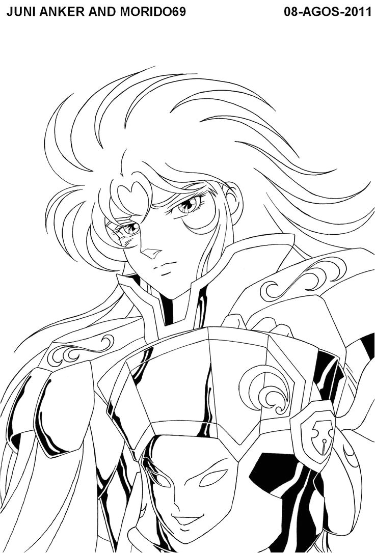 Coloriage Saint Seiya Omega Les 180 Meilleures Images Du Tableau Coloriage Les