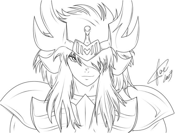 Coloriage Saint Seiya Omega Saint Seiya and Saints On Pinterest