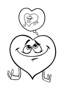 Coloriage Saint Valentin à Imprimer Frais Coloriage Coeur Saint Valentin A Imprimer