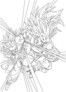 Coloriage Sangohan Super Sayen 3 Super Saiyan Dessin Facile Dragon Ball