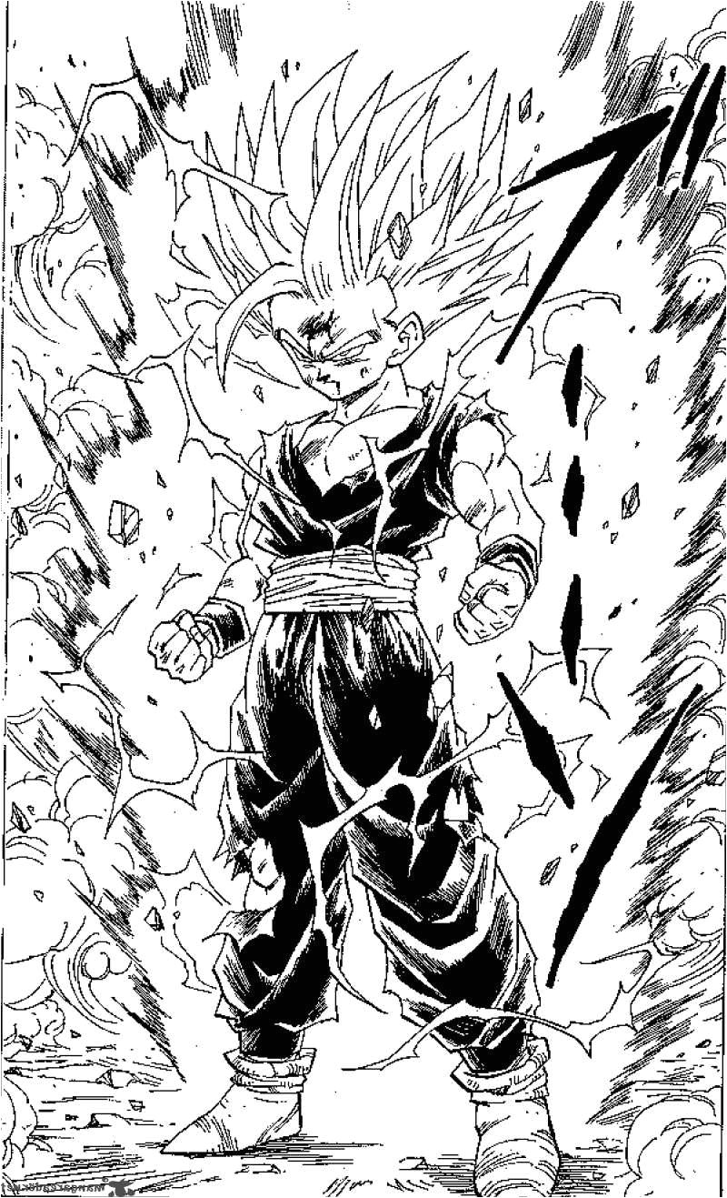 Coloriage Sangohan Super Sayen 3 Super Saiyan Dessin Facile Dragon Ball