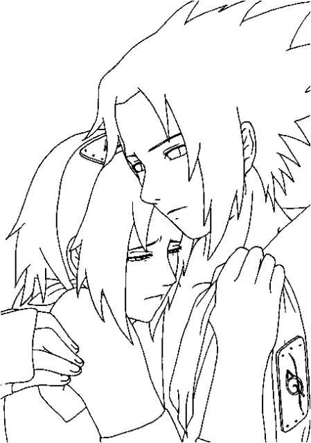 Coloriage Sasuke A Imprimer Coloriage A Imprimer Sakura Et Sasuke Gratuit Et Colorier