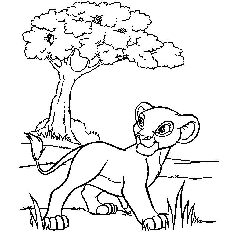 Coloriage Savane Imprimer Gratuit Pinterest France