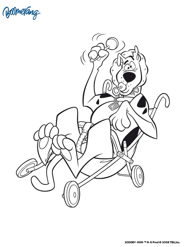 Coloriage Scooby Doo Gratuit Coloriage De Scooby Doo A Halloween