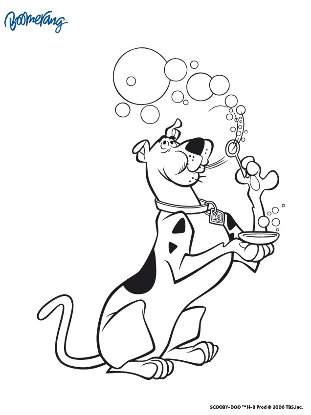 Coloriage Scooby Doo Gratuit Coloriage De Scoubidou
