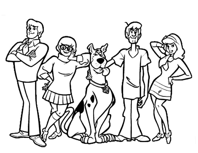 Coloriage Scooby Doo Gratuit Dessins Gratuits à Colorier Coloriage Scooby Doo à Imprimer