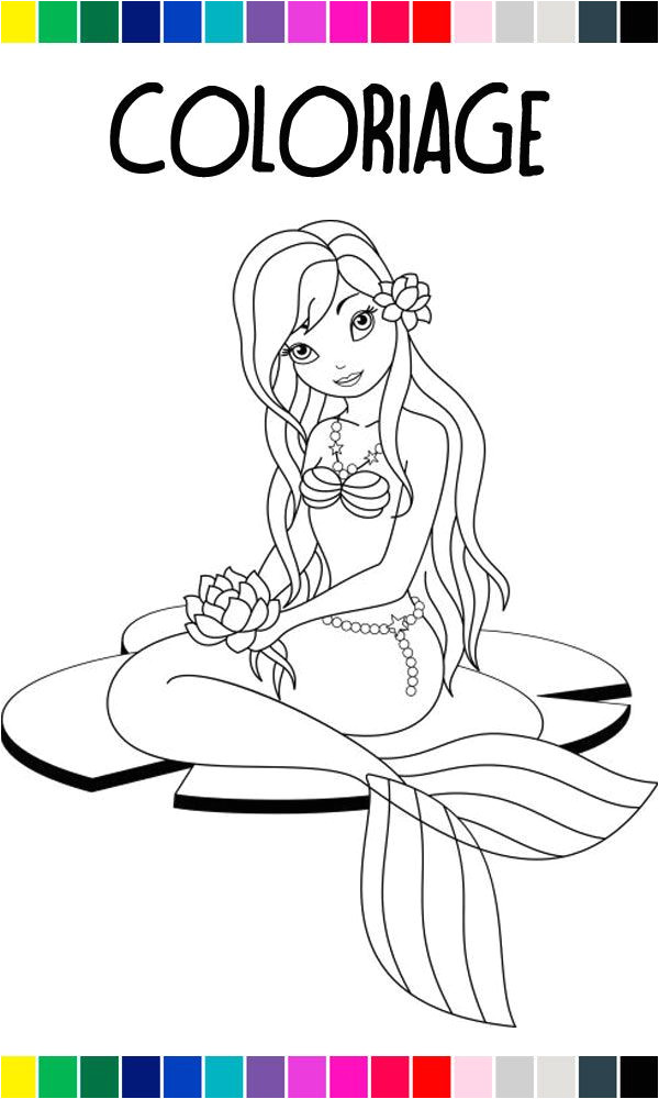 Coloriage Sirene En Ligne 123 Meilleures Images Du Tableau Coloriage En 2019