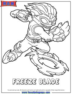 Coloriage Skylanders Swap force Blast Zone 16 Best Edison Games Images