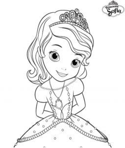 Coloriage sofia A Imprimer Coloriage A Imprimer Princesse sofia Sage Gratuit Et Colorier