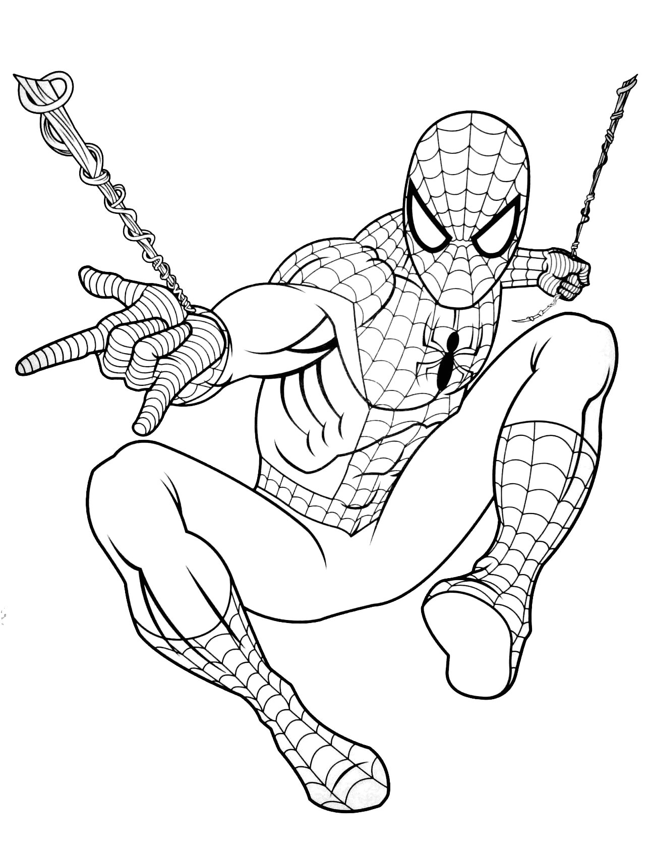 Coloriage Spider Man A Imprimer Coloriage De Spiderman Gratuit