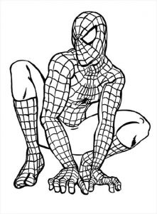 Coloriage Spider Man A Imprimer Coloriage Spiderman 2 Momes