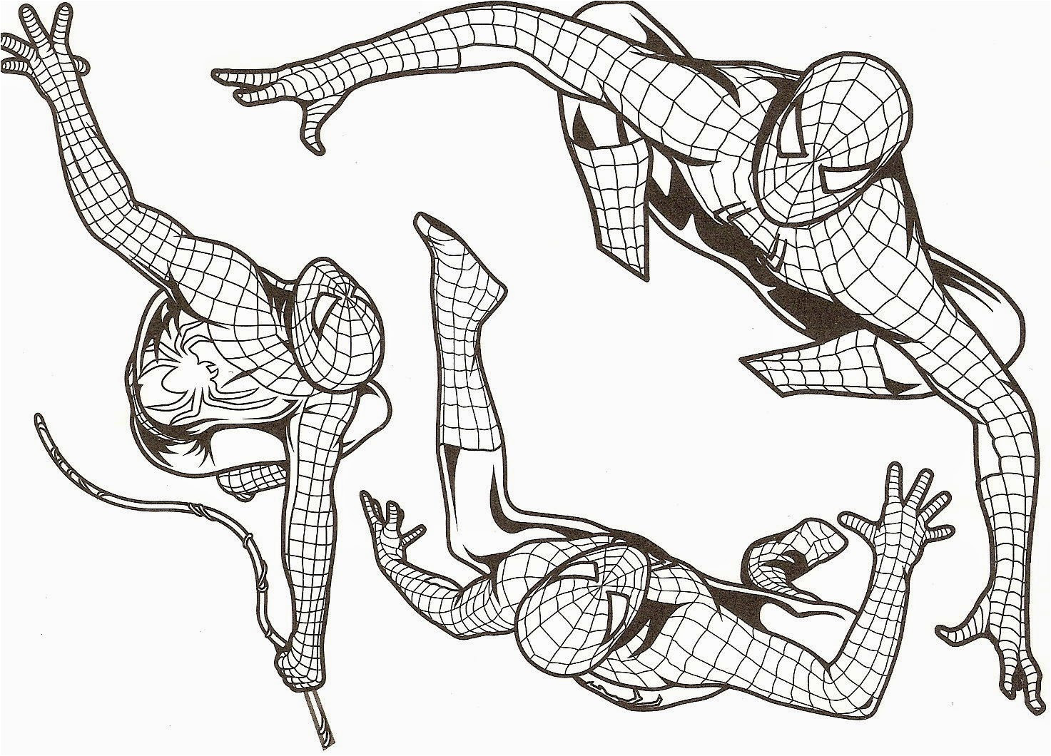 Coloriage Spider Man A Imprimer Coloriage Spiderman À Imprimer A4